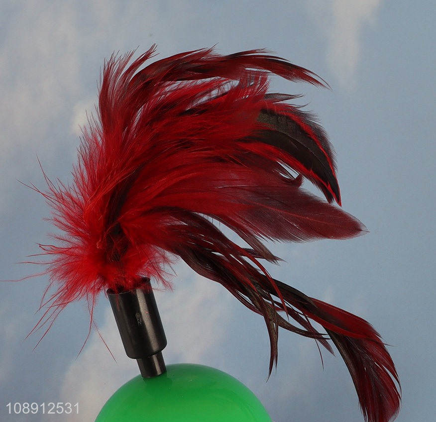 Top selling cat feather toy cat interactive toy wholesale