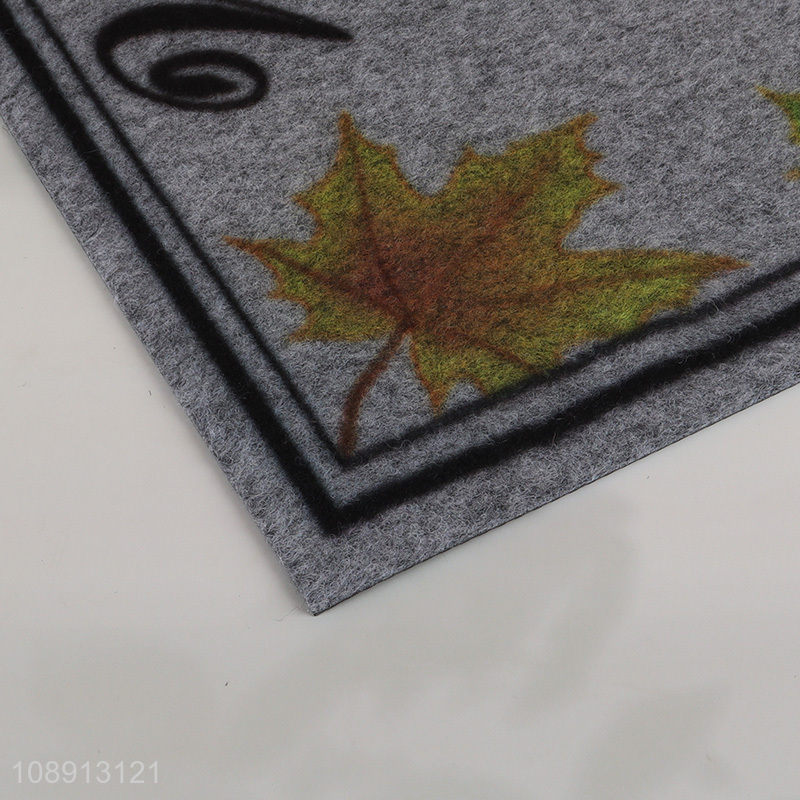 China factory anti-slip printed door mat floor mat for sale