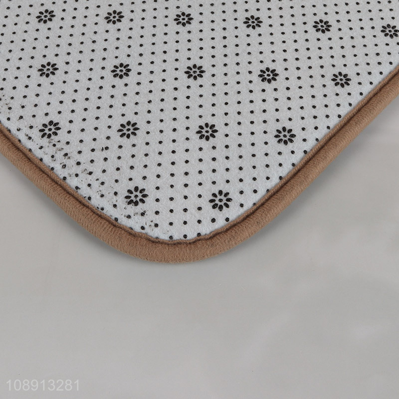 New arrival multicolor rectangle non-slip bath mat for household