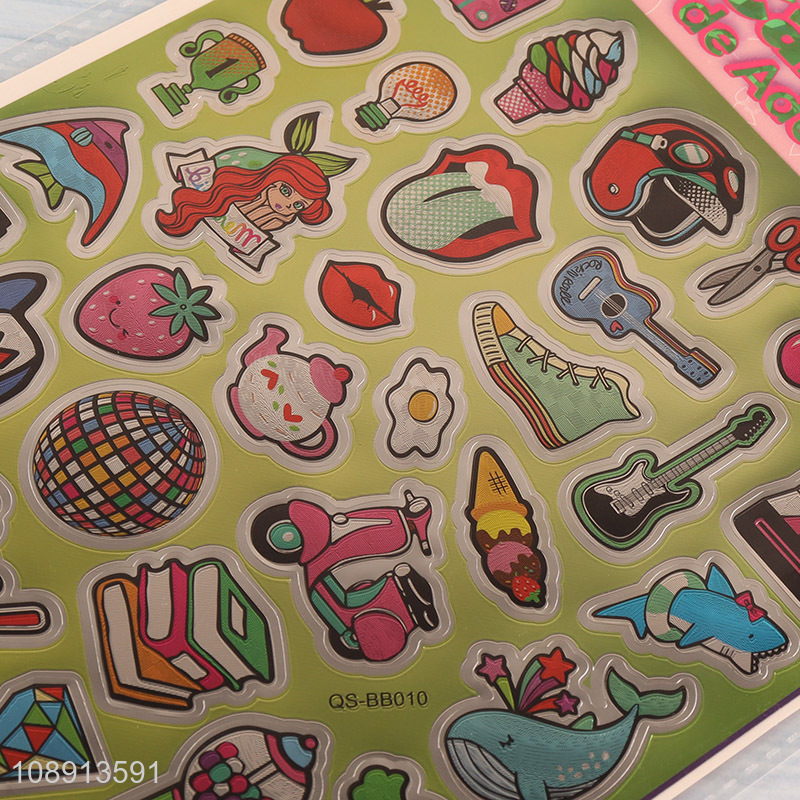 China Imports Cartoon PVC Stickers for Kids Scrapbooking