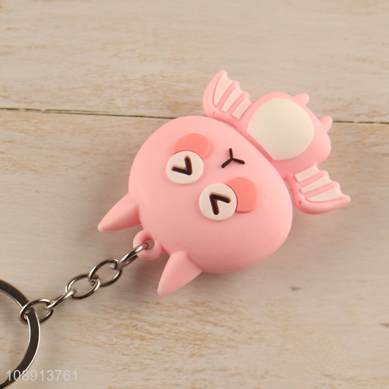 Wholesale Cute Silicone Keychain School Bag Pendant for Kids