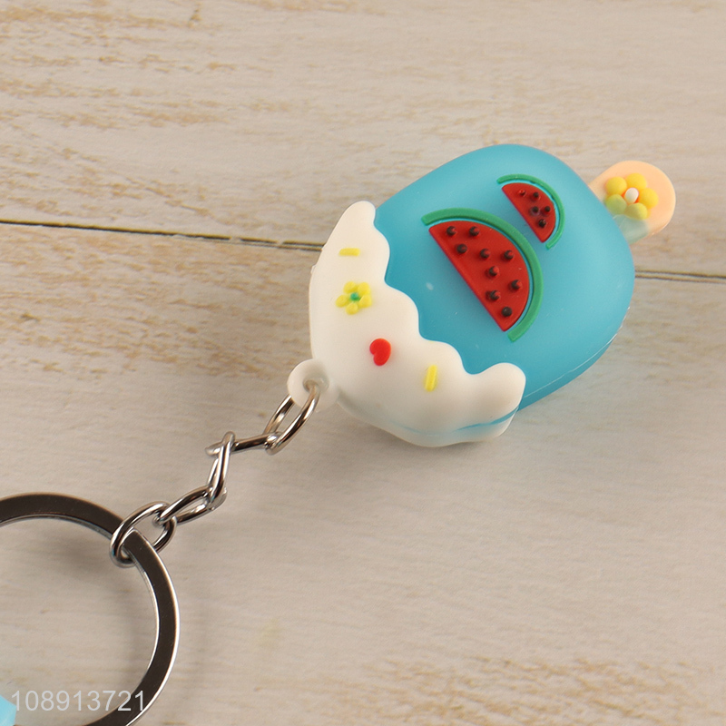 Most Popular Cute Cartoon Silicone Keychain Backpack Pendants