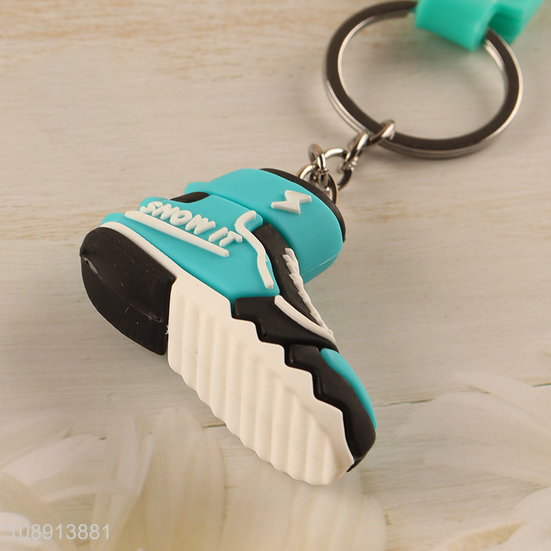 Wholesale Kawaii Keychain Silicone Sneaker Key Chain for Kids