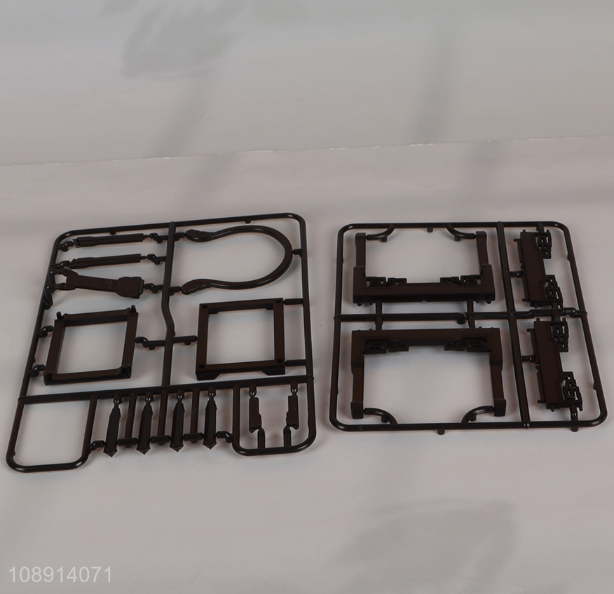 China factory 6pcs children diy furniture assembly toy pretend play toys