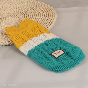 China imports winter warm dog sweater cold weather knitwear