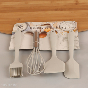 Yiwu market 4pcs non-stick silicone kitchen baking tool set
