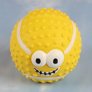 China imports indestructible squeaky dog toy ball fetch dog toy