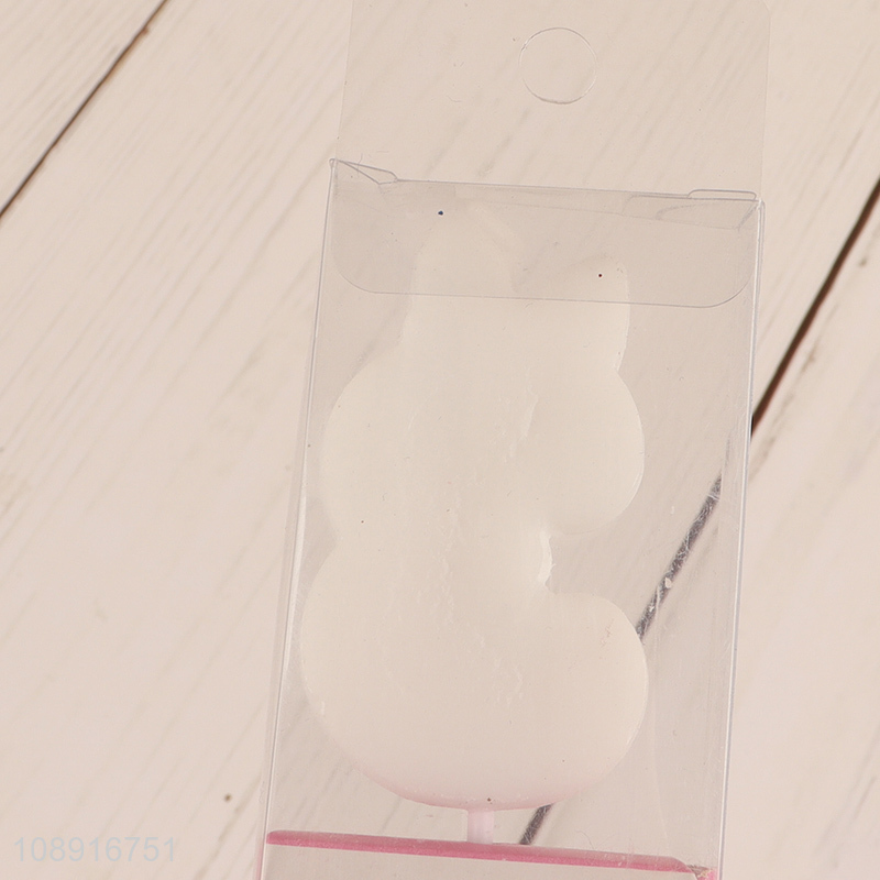 Factory supply birthday cake decoration candle number candle for girls