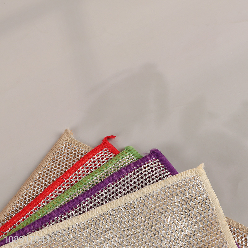 Best selling square 5pcs microfiber cleaning towel cleaning cloth