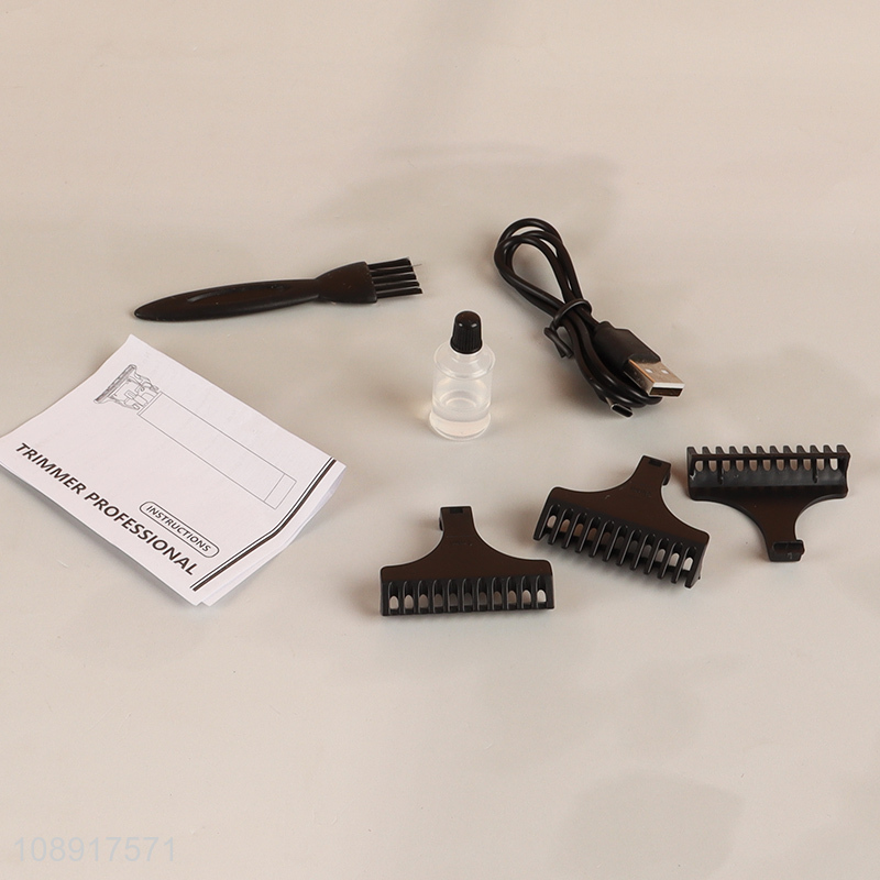 Hot selling cordless hair trimmer rechargeable hair clipper for men women