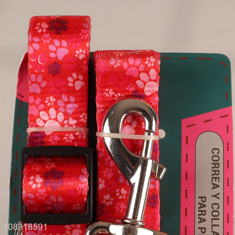 New Arrival Durable Heavy Duty Dog Collar and Leash Set