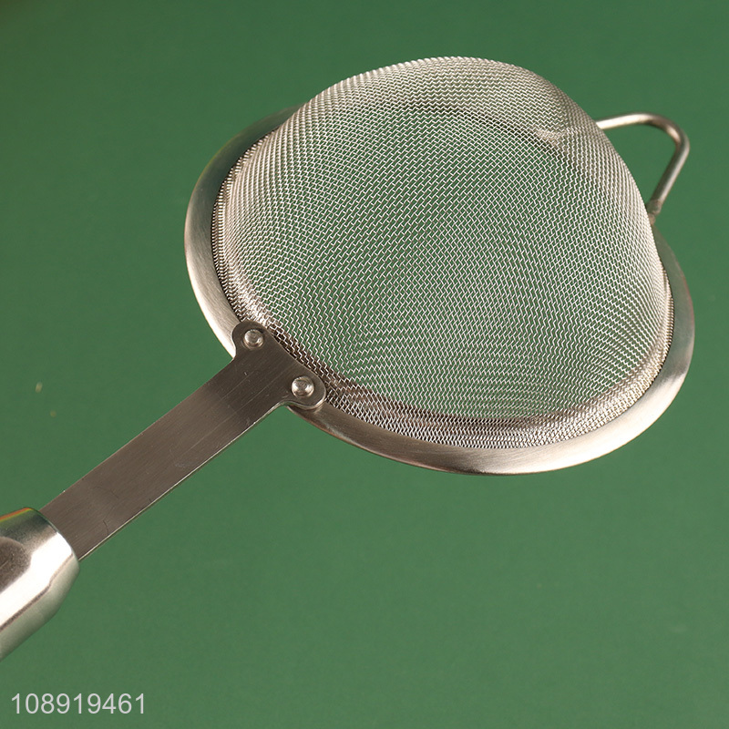 Hot selling stainless steel fine mesh strainer kitchen strainer wholesale