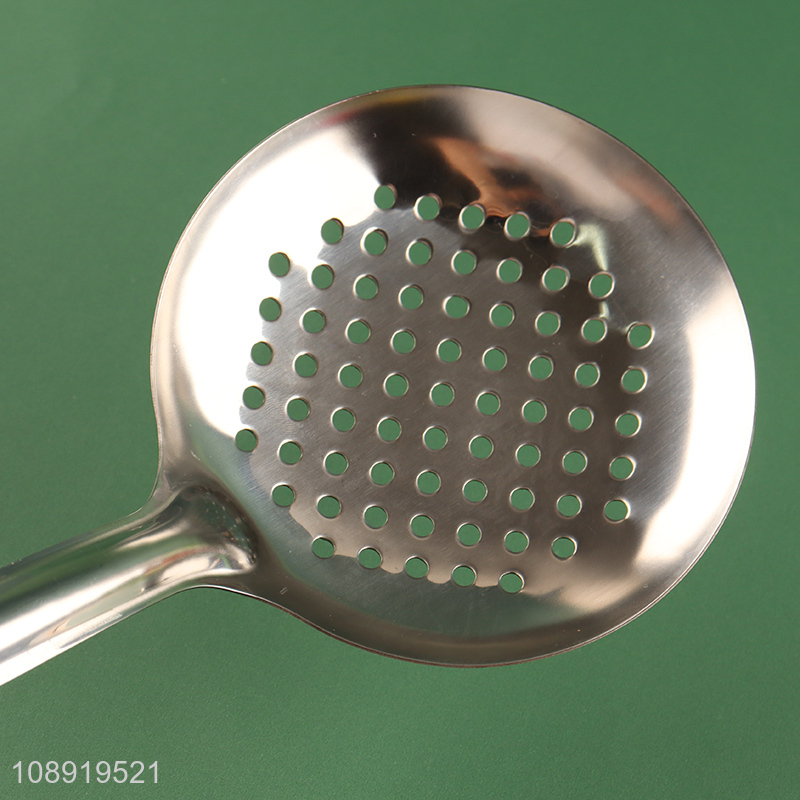 Hot items stainless steel filter spoon kitchen colander for sale