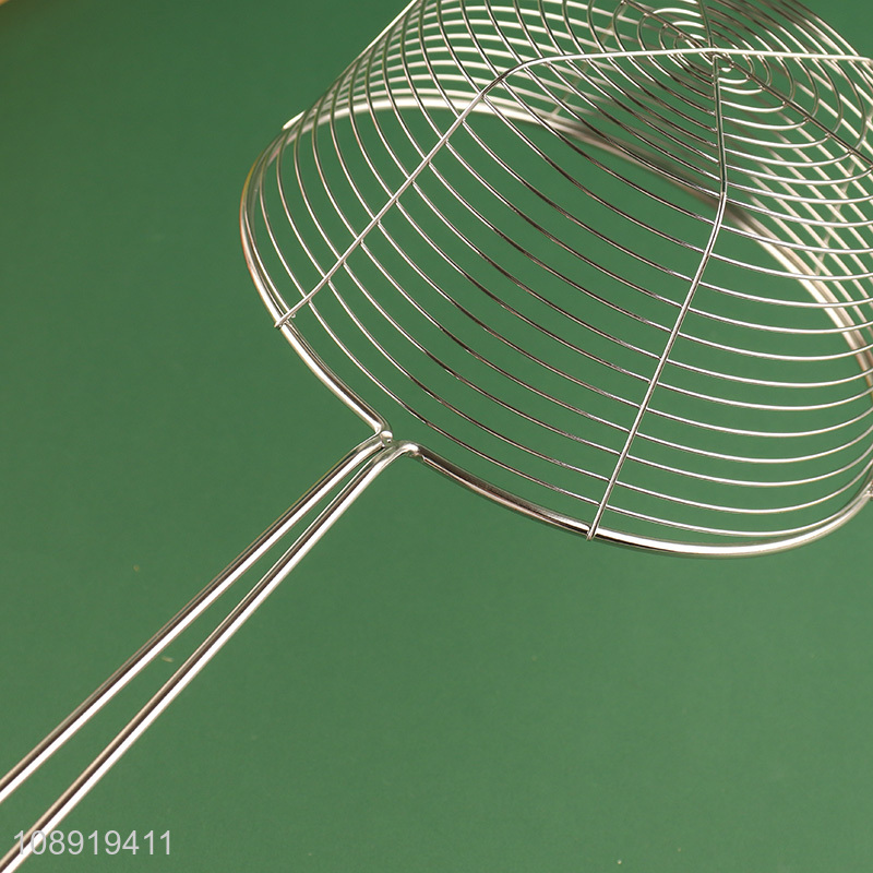 Yiwu market stainless steel fine mesh skimmer kitchen strainer