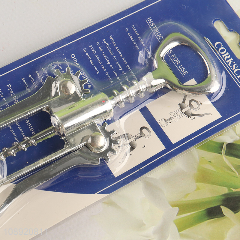 Hot selling zinc alloy wine bottle opener for kitchen gadget
