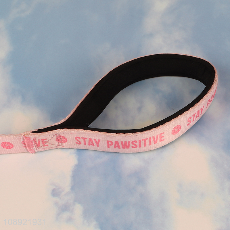 Hot Selling Custom Printed Adjustable Dog Collar and Leash Set