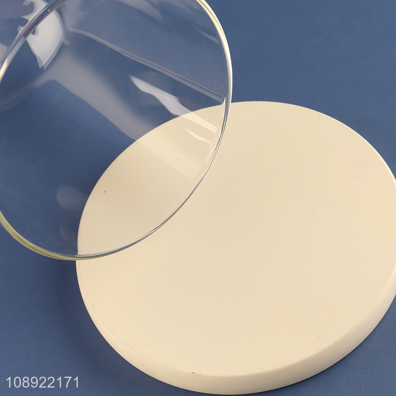 Good sale creative dustproof transparent glass cover for gifts