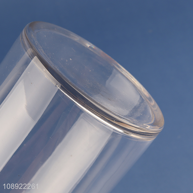 Hot products clear glass flower vase hydroponic vase for home tabletop decor