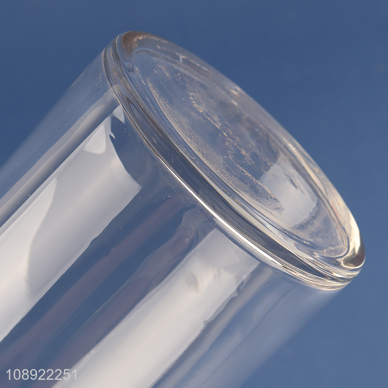 China wholesale clear unbreakable glass flower vase hydroponic vase