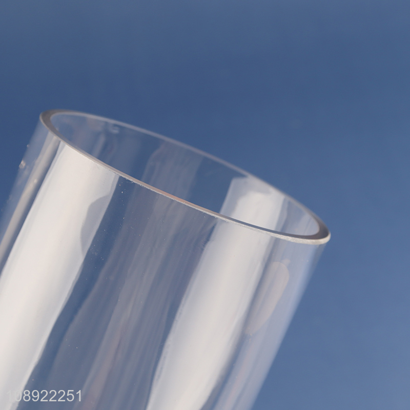 China wholesale clear unbreakable glass flower vase hydroponic vase