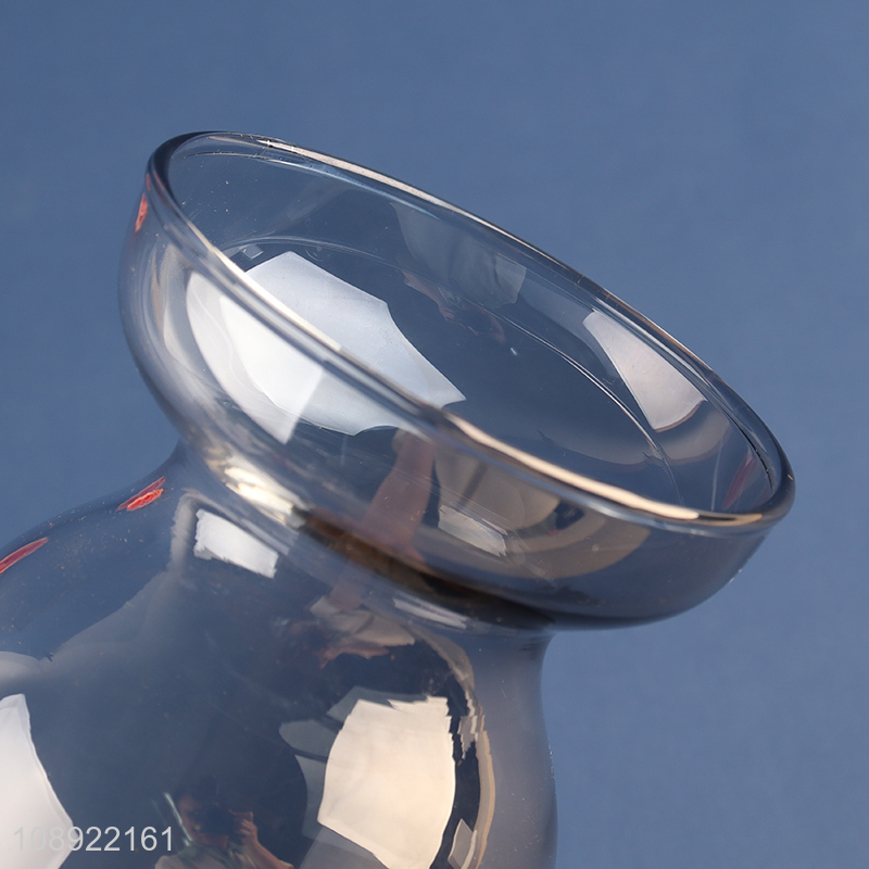 China supplier glass wedding decoration flower vase hydroponic vase