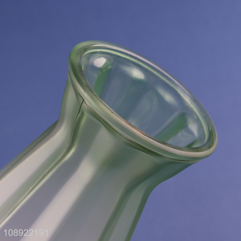 Good selling home decor glass flower vase hydroponic vase