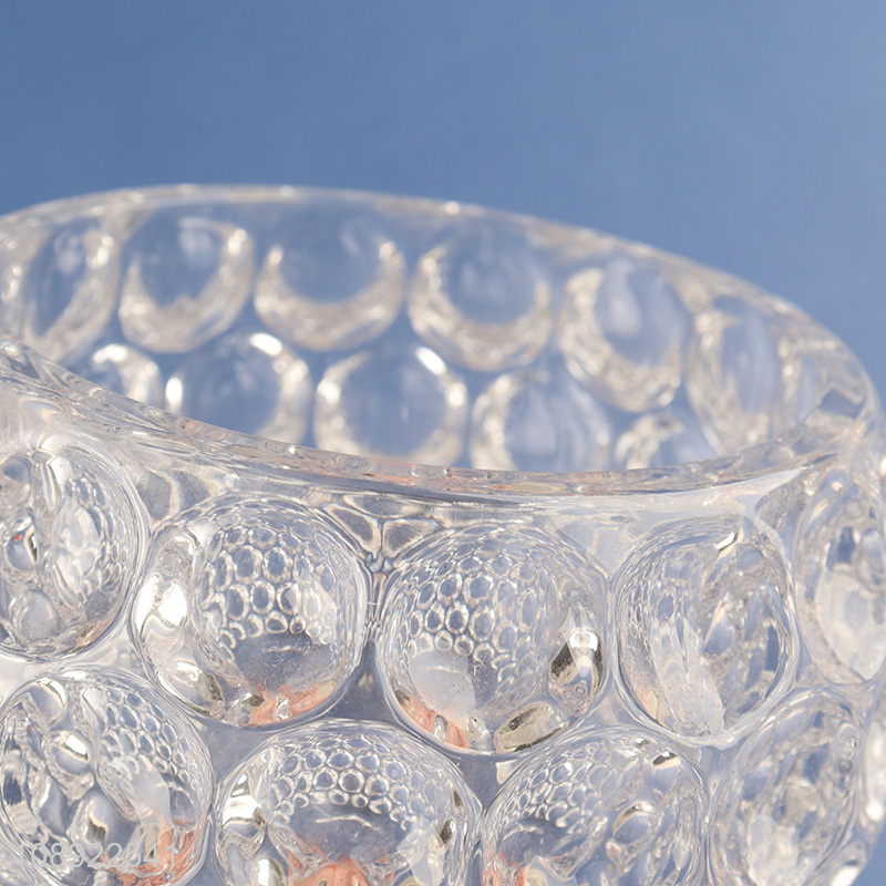 Best selling glass home decor luxury style candle holder wholesale