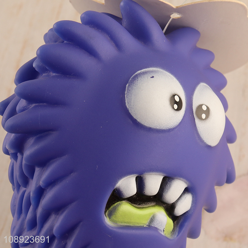 Top quality cartoon pet dog chew toy squeaky toy for teeth cleaning