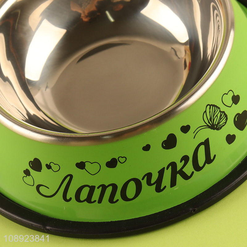 Yiwu market stainless steel pet bowl pet supplies for sale