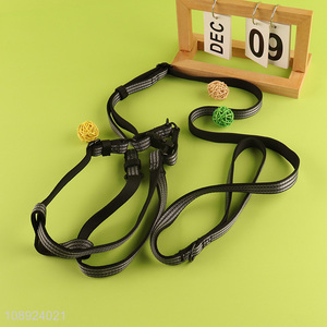 Best quality polyester pet adjustable <em>dog</em> <em>harness</em> and leash set for sale