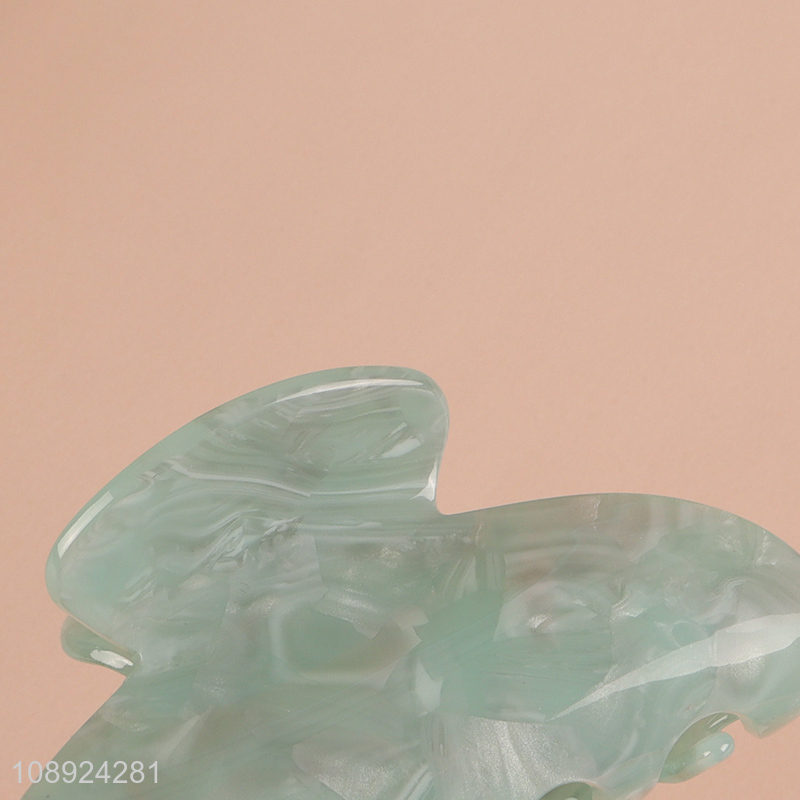 Factory Supply Trendy Non-slip Hair Clips Acrylic Hair Claw Clips