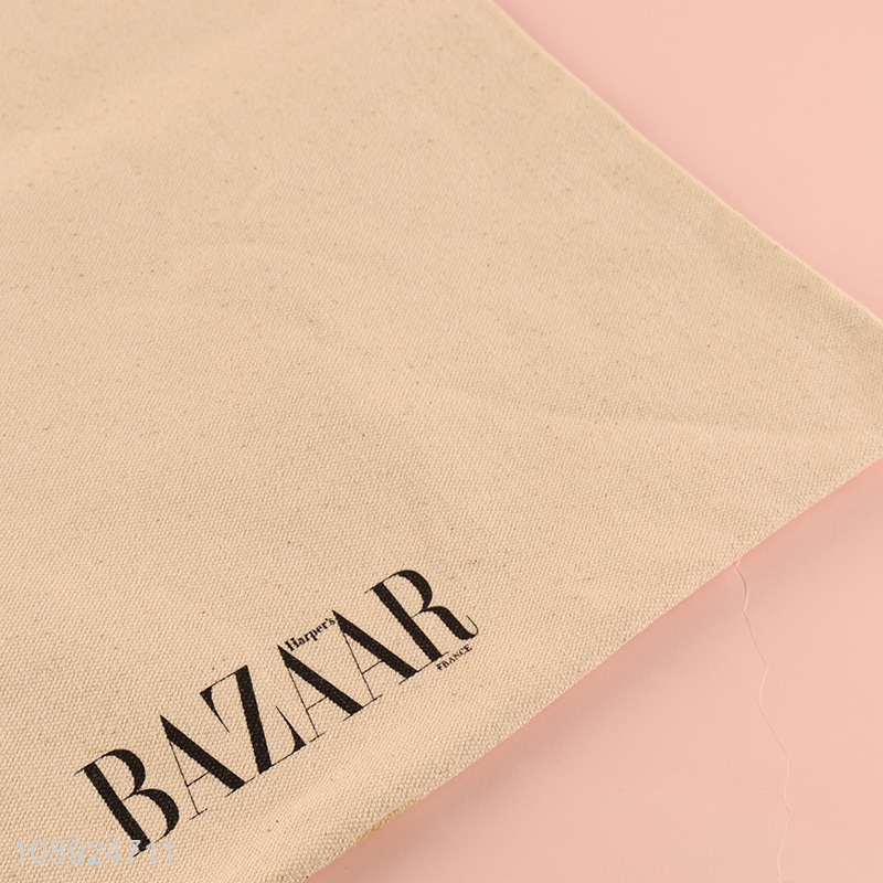 Best selling white canvs bag shoulder bag shopping bag