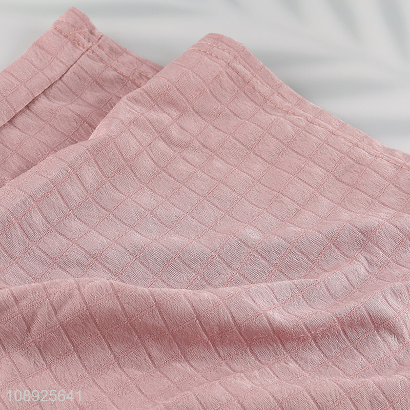 China factory pink women wide leg trousers casual pants