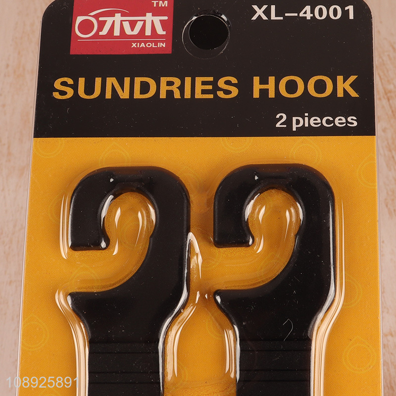 Wholesale 2PCS Universal Vehicle Hooks Car Seatback Hooks for Hanging Bag