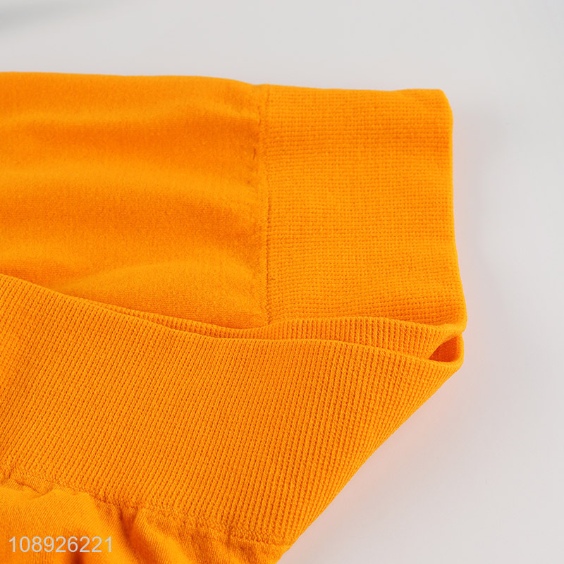 China factory orange polyester women skinny pants for sale