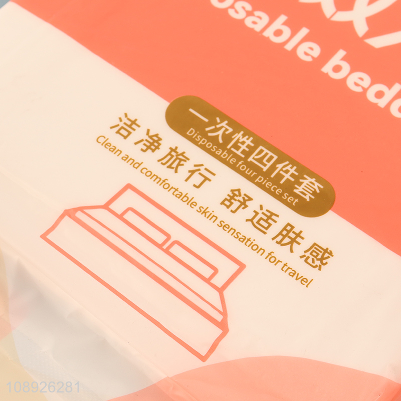 New arrival portable travel double suit disposable bedding set