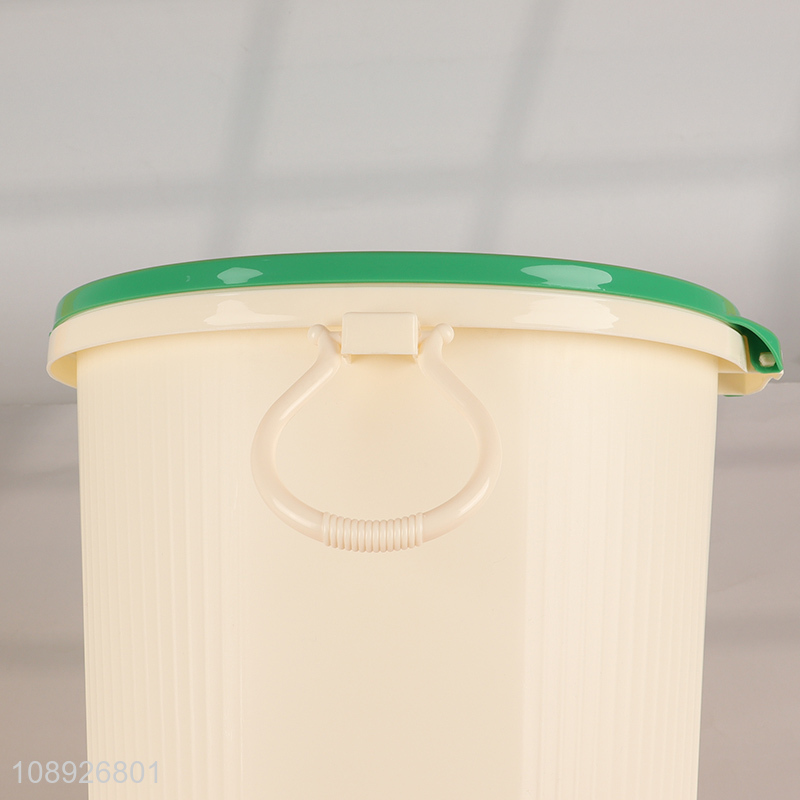 Wholesale 11l round plastic trash can for kitchen bathroom home office