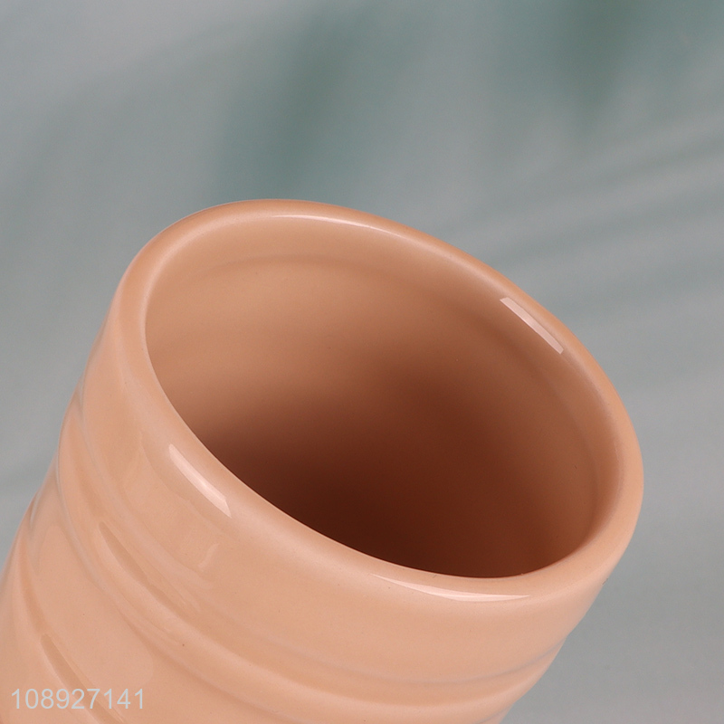 Good quality ceramic mouthwash cup bathroom brushing cup wholesale