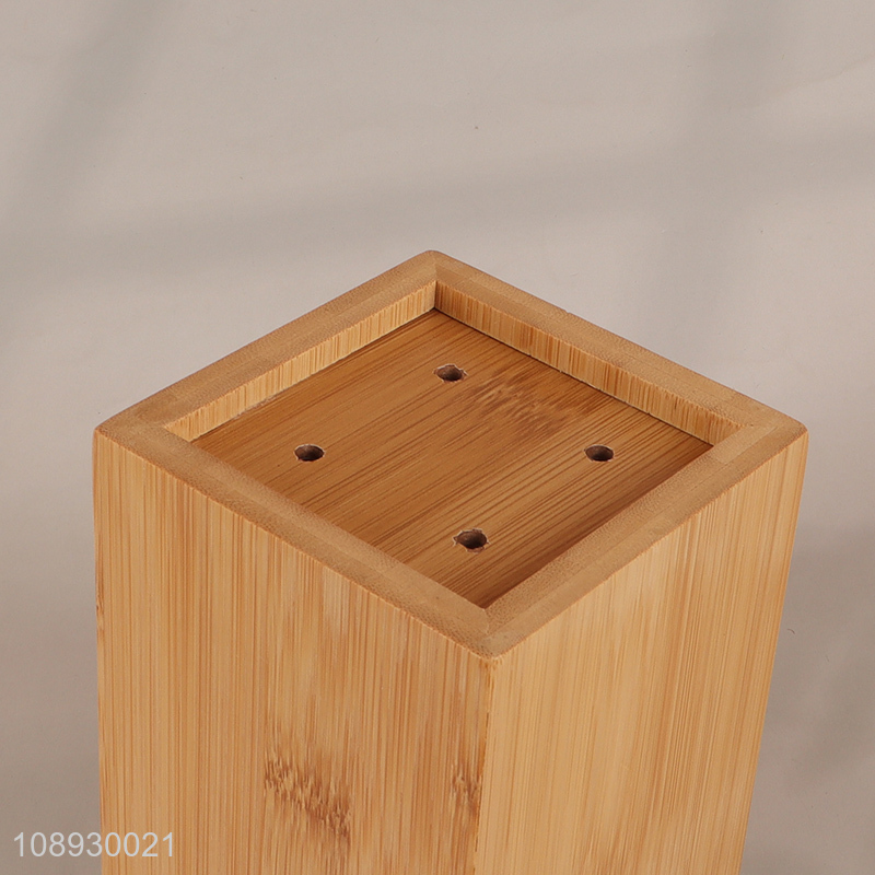 Wholesale Kitchen Utensils Set Bamboo Cooking Spoon Spatula with Holder