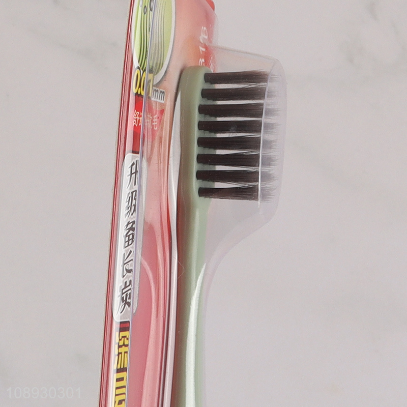 Online Wholesale Manual Adult Toothbrush with Ergonomic Handle
