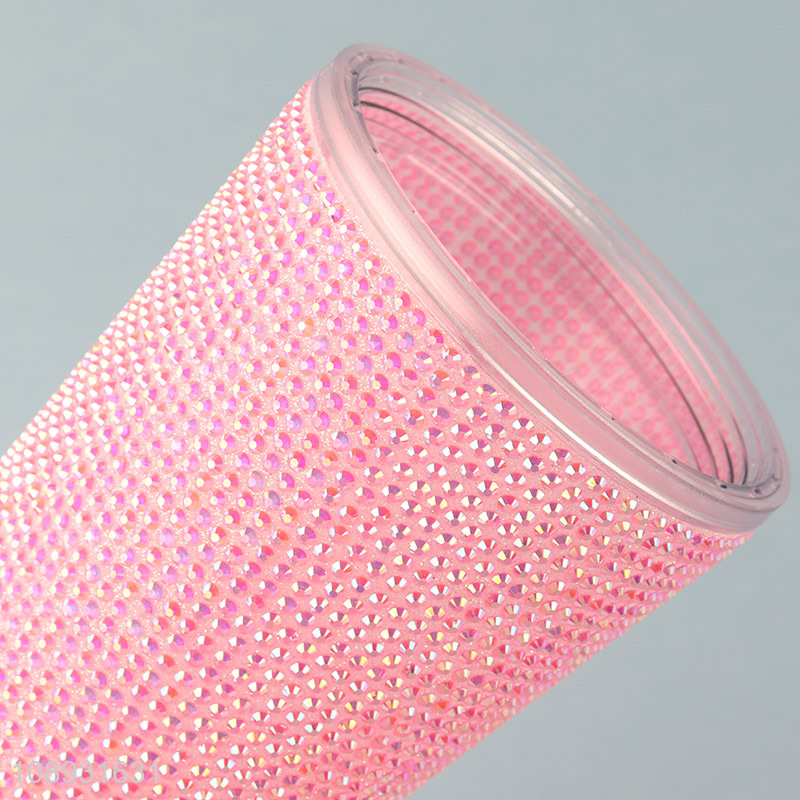 Good quality plastic straw cup water cup drinking cup with lid