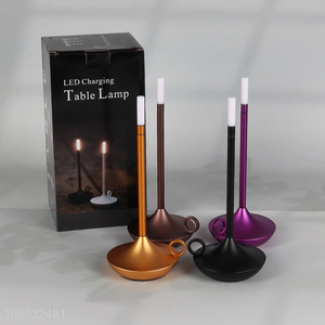 China Imports Aluminum Wireless Rechargeable Touch Dimmable Led <em>Table</em> <em>Lamp</em>