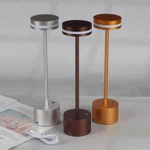 Wholesale Aluminum <em>Table</em> <em>Lamp</em> Rechargeable Touch Dimmable LED <em>Table</em> Light
