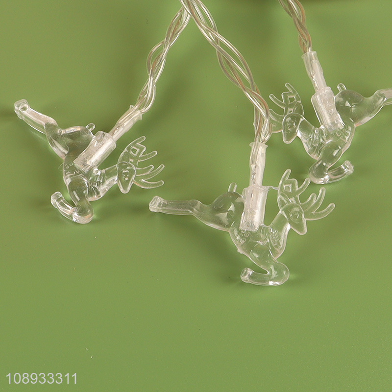 Hot Selling Battery Operated 10 LED Christmas String Lights for Garden Decor