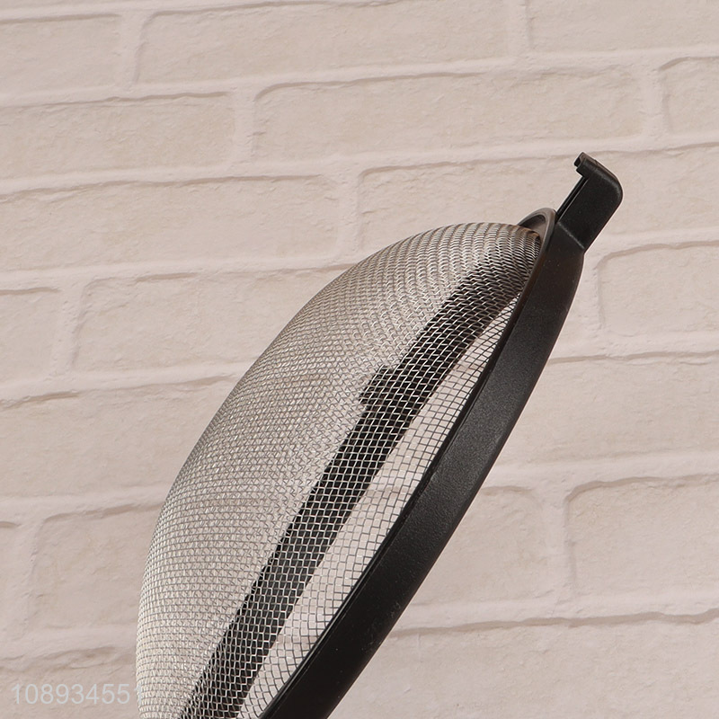 Wholesale Fine Mesh Flour Cocoa Powder Sifter with Plastic Handle