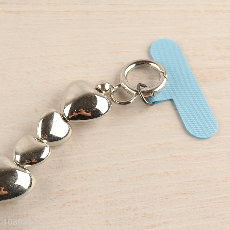 China products fashionable women pearl mobile phone lanyard