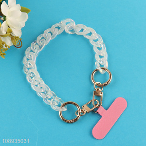 Best selling fashionable chain mobile phone lanyard wholesale