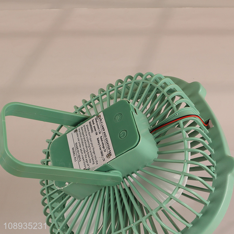 Wholesale 2-In-1 Table Lamp and Desktop Fan for Office Home Dormitory