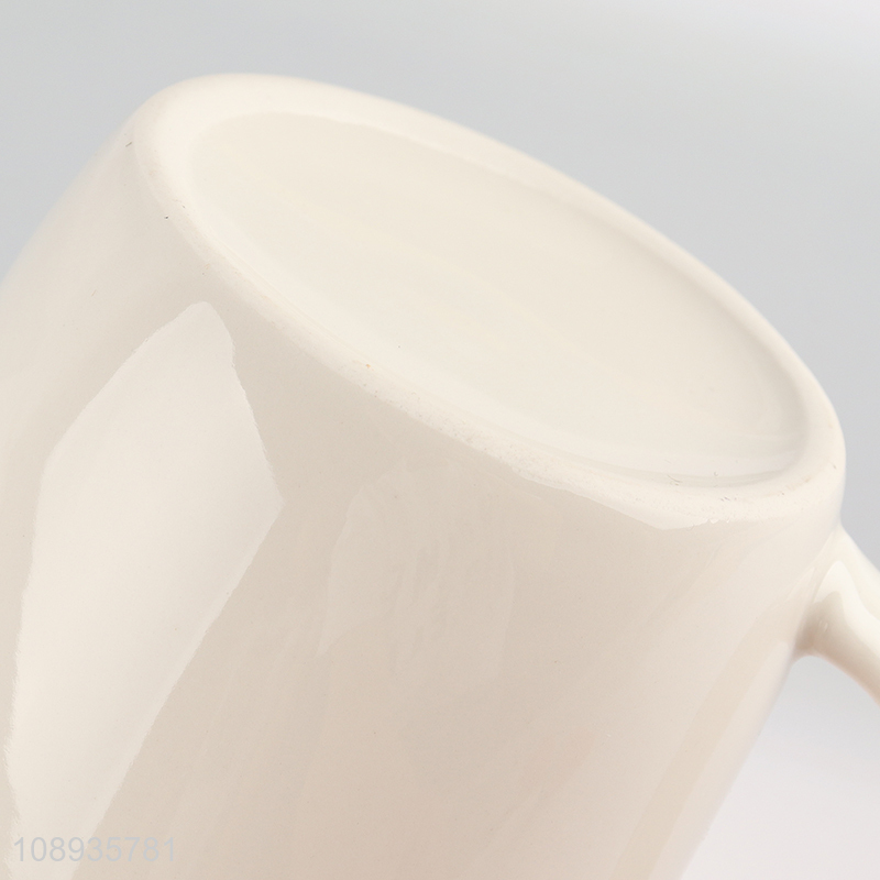 New product ceramic water cup coffee cup with handle