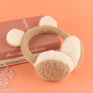 Best sale bear ear cute girls winter warm earmuffs